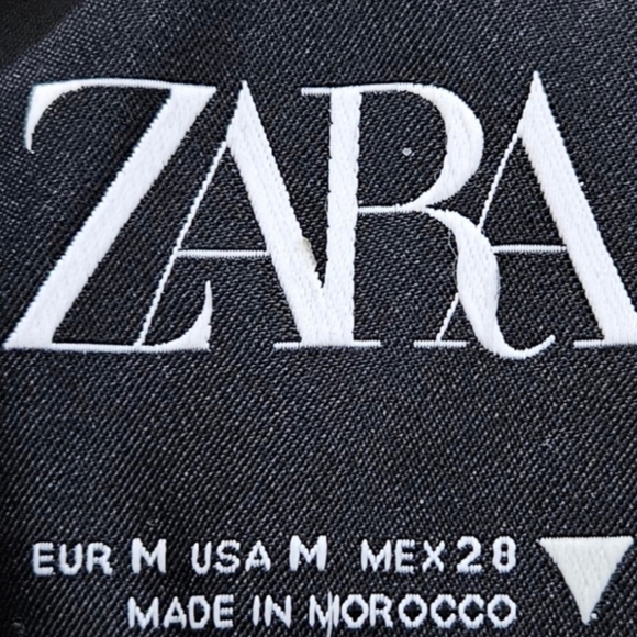 Zara Thick Warm Oversized Textured Plaid Overshirt Shacket Pink Black White Tan - Picture 4 of 4